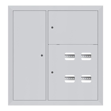 Щит этажный 4кв. слаботочка слева (1000х950х160) Basic EKF mb28-v-4z