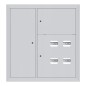 Щит этажный 4кв. слаботочка слева (1000х950х160) Basic EKF mb28-v-4z