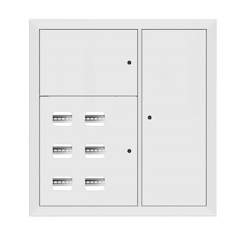 Щит этажный 6кв. RAL9003 (1000х950х160) Basic EKF mb28-v-6-r9003 Щит этажный 6кв. RAL9003 (1000х950х160) Basic EKF mb28-v-6-r9003