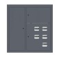 Щит этажный 5кв. слаботочка слева RAL7024 (1000х950х150) PROxima EKF mb29-v-5z-ral7024 Щит этажный 5кв. слаботочка слева RAL7024 (1000х950х150) PROxima EKF mb29-v-5z-ral7024