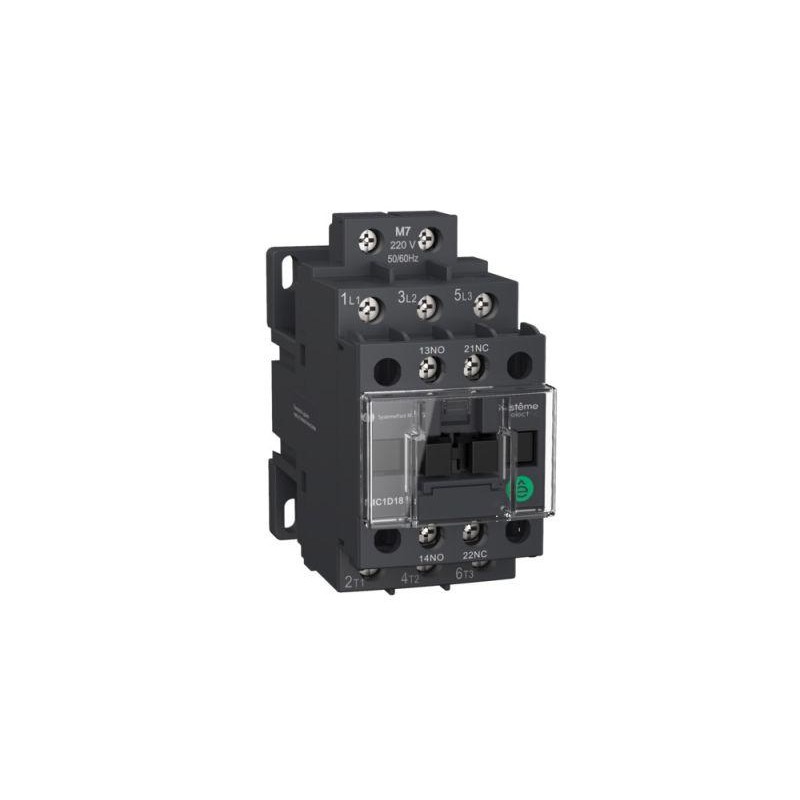 Контактор MC1D 3п 9А кат. 24В AC 1НО+1НЗ SE MC1D09B7