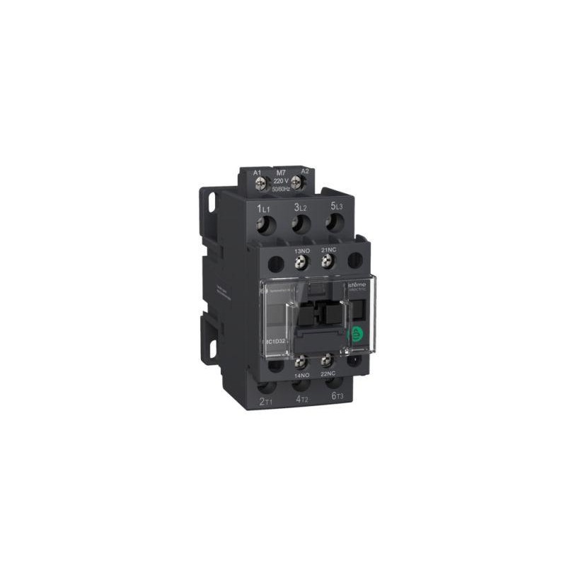 Контактор MC1D 3п 38А кат. 110В AC 1НО+1НЗ SE MC1D38F7