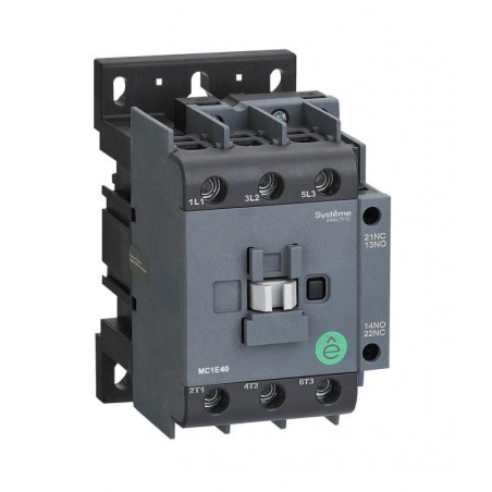 Контактор MC1E 3п 40А кат. 24В AC 1НО+1НЗ SE MC1E40B7