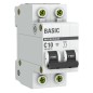 Выключатель автоматический модульный 2п C 10А 4.5кА ВА 47-29 Basic EKF mcb4729-2-10C Выключатель автоматический модульный 2п C 10А 4.5кА ВА 47-29 Basic EKF mcb4729-2-10C