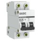 Выключатель автоматический модульный 2п B 25А 4.5кА ВА 47-29 Basic EKF mcb4729-2-25-B Выключатель автоматический модульный 2п B 25А 4.5кА ВА 47-29 Basic EKF mcb4729-2-25-B