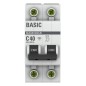 Выключатель автоматический модульный 2п C 40А 4.5кА ВА 47-29 Basic EKF mcb4729-2-40C Выключатель автоматический модульный 2п C 40А 4.5кА ВА 47-29 Basic EKF mcb4729-2-40C