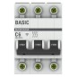 Выключатель автоматический модульный 3п C 6А 4.5кА ВА 47-29 Basic EKF mcb4729-3-06C Выключатель автоматический модульный 3п C 6А 4.5кА ВА 47-29 Basic EKF mcb4729-3-06C