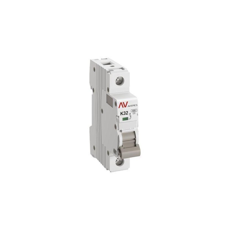 Выключатель автоматический модульный 1п K 32А 6кА AV-6 AVERES EKF mcb6-1-32K-av Выключатель автоматический модульный 1п K 32А 6кА AV-6 AVERES EKF mcb6-1-32K-av