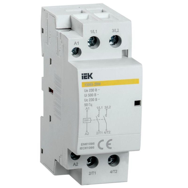Контактор модульный КМ63-11М AC IEK MKK11-63-11 Контактор модульный КМ63-11М AC IEK MKK11-63-11