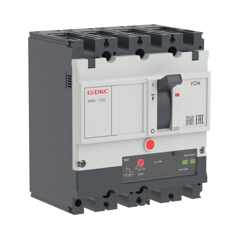 Выключатель автоматический YON pro MNX125L 3N 25А 70кА при AC415V расц. TMD DKC MNX125L3NTMD0025 Выключатель автоматический YON pro MNX125L 3N 25А 70кА при AC415V расц. TMD DKC MNX125L3NTMD0025