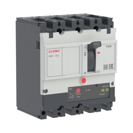 Выключатель автоматический YON pro MNX125L 3N 25А 70кА при AC415V расц. TMD DKC MNX125L3NTMD0025