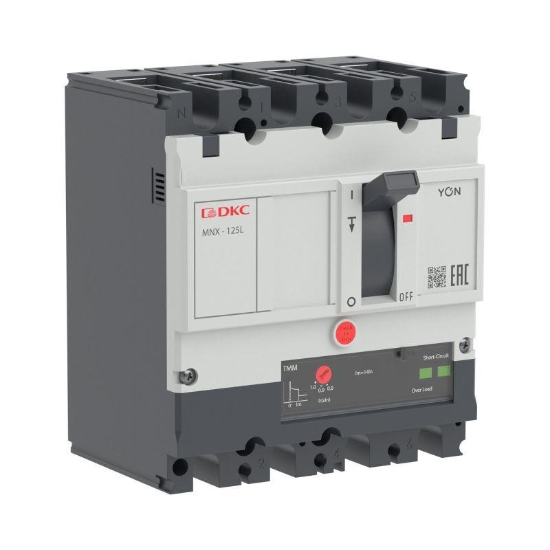 Выключатель автоматический YON pro MNX125L 3N 40А 70кА при AC415V расц. TMM DKC MNX125L3NTMM0040 Выключатель автоматический YON pro MNX125L 3N 40А 70кА при AC415V расц. TMM DKC MNX125L3NTMM0040