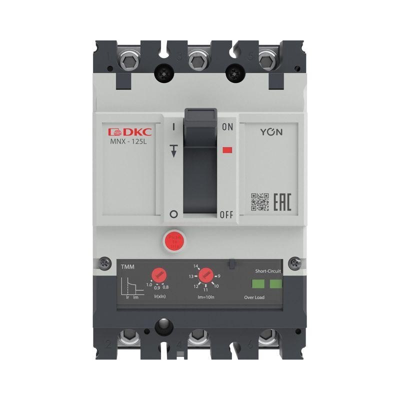 Выключатель автоматический YON pro MNX125L 3P 125А 70кА при AC415V расц. TMM DKC MNX125L3PTMM0125 Выключатель автоматический YON pro MNX125L 3P 125А 70кА при AC415V расц. TMM DKC MNX125L3PTMM0125
