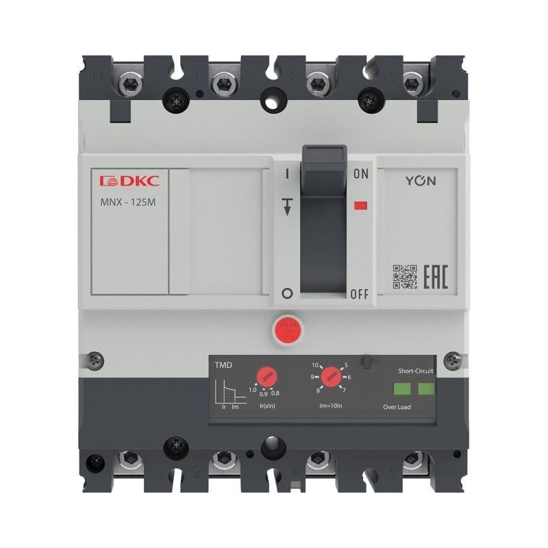 Выключатель автоматический YON pro MNX125M 4P 125А 100кА при AC415V расц. TMD DKC MNX125M4PTMD0125 Выключатель автоматический YON pro MNX125M 4P 125А 100кА при AC415V расц. TMD DKC MNX125M4PTMD0125