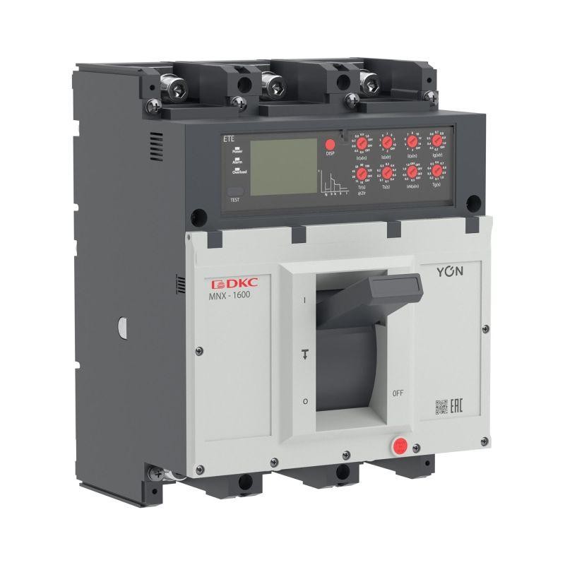 Выключатель автоматический YON pro MNX1600L 3P 1600А 70кА при AC415V расц. ETA DKC MNX1600L3PETA1600 Выключатель автоматический YON pro MNX1600L 3P 1600А 70кА при AC415V расц. ETA DKC MNX1600L3PETA1600