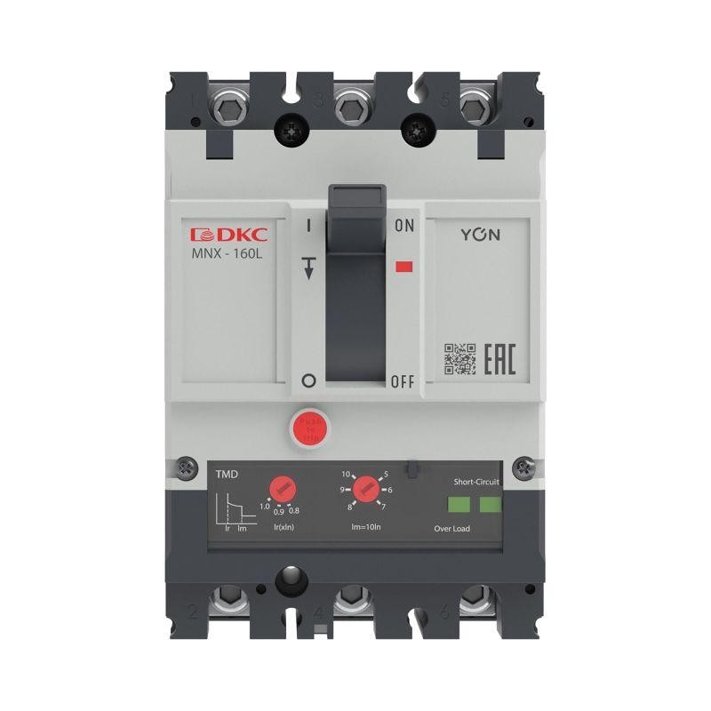 Выключатель автоматический в литом корпусе YON pro MNX160L 3P 160А 70кА при AC415V расц. TMD YON MNX160L3PTMD0160 Выключатель автоматический в литом корпусе YON pro MNX160L 3P 160А 70кА при AC415V расц. TMD YON MNX160L3PTMD0160