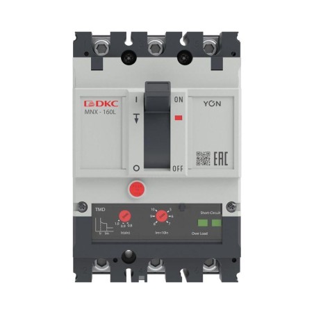 Выключатель автоматический в литом корпусе YON pro MNX160L 3P 160А 70кА при AC415V расц. TMD YON MNX160L3PTMD0160