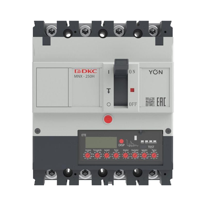 Выключатель автоматический YON pro MNX250H 4P 40А 150кА при AC415V расц. ETE DKC MNX250H4PETE0040