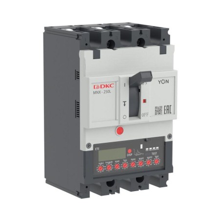Выключатель автоматический YON pro MNX250L 3P 250А 70кА при AC415V расц. ETE DKC MNX250L3PETE0250