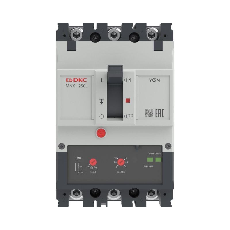 Выключатель автоматический в литом корпусе YON pro MNX250L 3P 200А 70кА при AC415V расц. TMD YON MNX250L3PTMD0200 Выключатель автоматический в литом корпусе YON pro MNX250L 3P 200А 70кА при AC415V расц. TMD YON MNX250L3PTMD0200