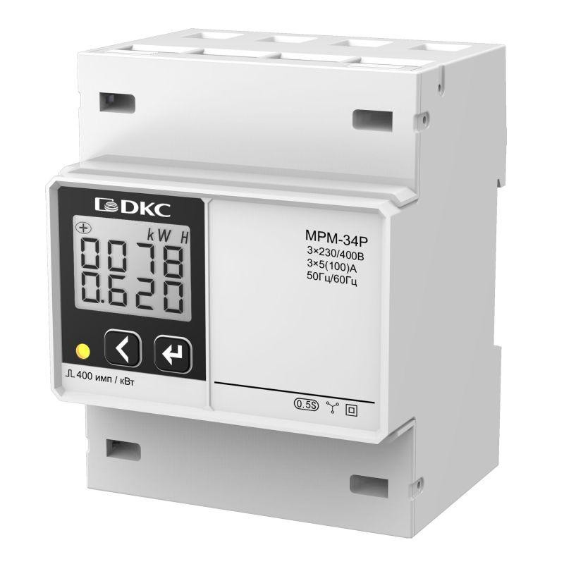 Устройство измерительное многофункциональное МРМ LCD дисплей на DIN-рейку DKC MPM-34P Устройство измерительное многофункциональное МРМ LCD дисплей на DIN-рейку DKC MPM-34P