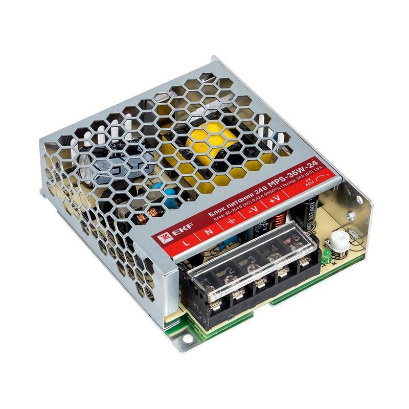 Блок питания 24В MPS-35W-24 PROxima EKF mps-35w-24