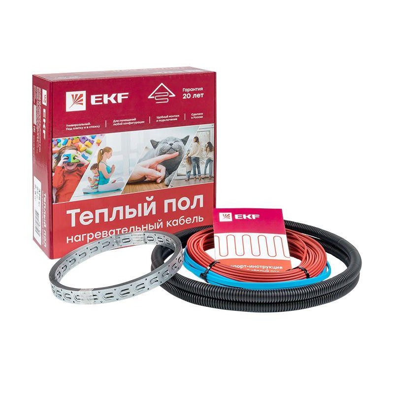 Комплект "Теплый пол" (кабель) 150Вт 10м 1.0кв.м EKF nk-150 Комплект "Теплый пол" (кабель) 150Вт 10м 1.0кв.м EKF nk-150