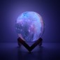 Светильник светодиодный настольный 3D Луна 1Вт 100лм 5В аккум. Li-ion 450мА.ч RGB многоцветн. GAUSS NN003