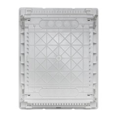 Основание силового щита Nova с DIN-рейками 24мод. IP40 PROxima EKF nv-pbase-24