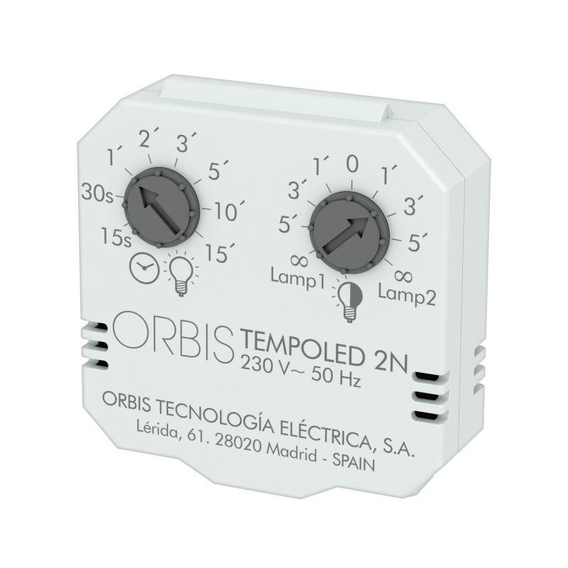 Таймер лестничный TTEMPO LED 2N ORBIS OB200008 Таймер лестничный TTEMPO LED 2N ORBIS OB200008