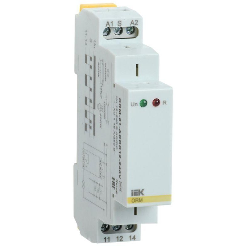 Реле импульсное ORM 1 конт. 12-240В AC/DC IEK ORM-01-ACDC12-240V Реле импульсное ORM 1 конт. 12-240В AC/DC IEK ORM-01-ACDC12-240V