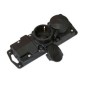 Колодка 2-м 16А IP44 250В с заземл. каучук черн. Bylectrica Р16-415 Колодка 2-м 16А IP44 250В с заземл. каучук черн. Bylectrica Р16-415