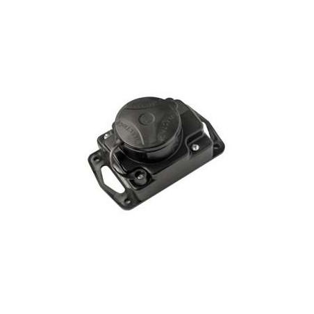 Розетка ОП 16А IP44 250В с заземл. каучук черн. Bylectrica Р16-413