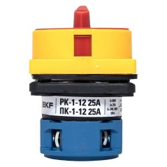Переключатель кулачковый ПК-1-12 25А 2п "0-1" с блокировкой IP65 PROxima EKF pk-1-12-25-a65
