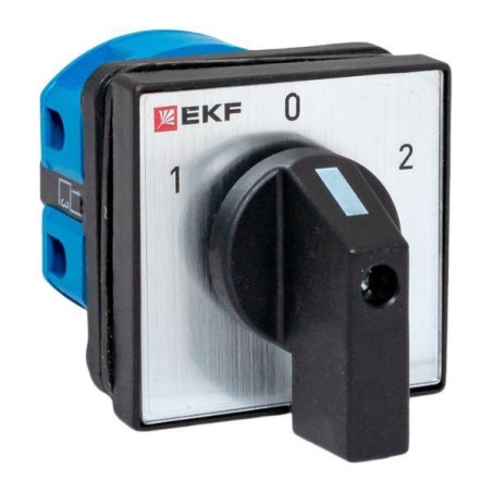 Переключатель кулачковый ПК-1-21 1п 25А "1-0-2" IP65 EKF pk-1-21-25-65