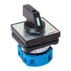 Переключатель кулачковый ПК-1-21 1п 25А "1-0-2" IP65 EKF pk-1-21-25-65