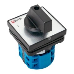 Переключатель кулачковый ПК-1-22 2п 10А "1-0-2" IP65 EKF pk-1-22-10-65