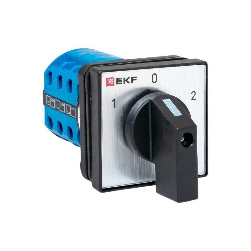 Переключатель кулачковый ПК-1-23 3п 10А "1-0-2" IP65 EKF pk-1-23-10-65