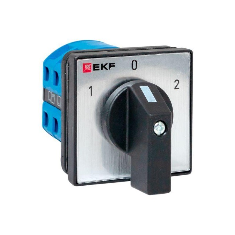 Переключатель кулачковый ПК-1-42 2п 25А "1-0-2" IP65 EKF pk-1-42-25-65