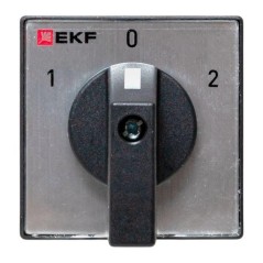 Переключатель кулачковый ПК-1-42 2п 25А "1-0-2" IP65 EKF pk-1-42-25-65