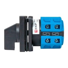 Переключатель кулачковый ПК-1-42 2п 25А "1-0-2" IP65 EKF pk-1-42-25-65