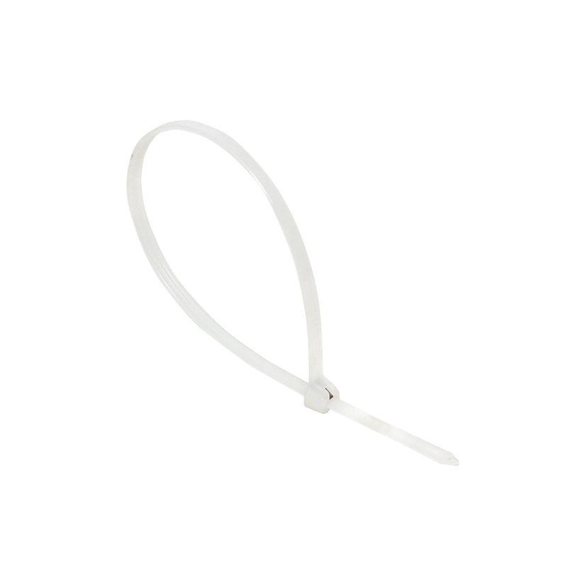 Хомут нейлоновый со стальным зубом (б) 4х200 (уп.100шт) PROxima EKF plc-fl-ctsbw-4x200