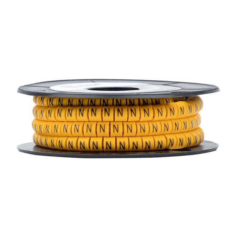 Маркер каб. 2.5кв.мм "4" (ЕС-1) (уп.1000шт) EKF plc-KM-2.5-4
