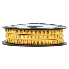 Маркер каб. 2.5кв.мм "B" (ЕС-1) (уп.1000шт) EKF plc-KM-2.5-B
