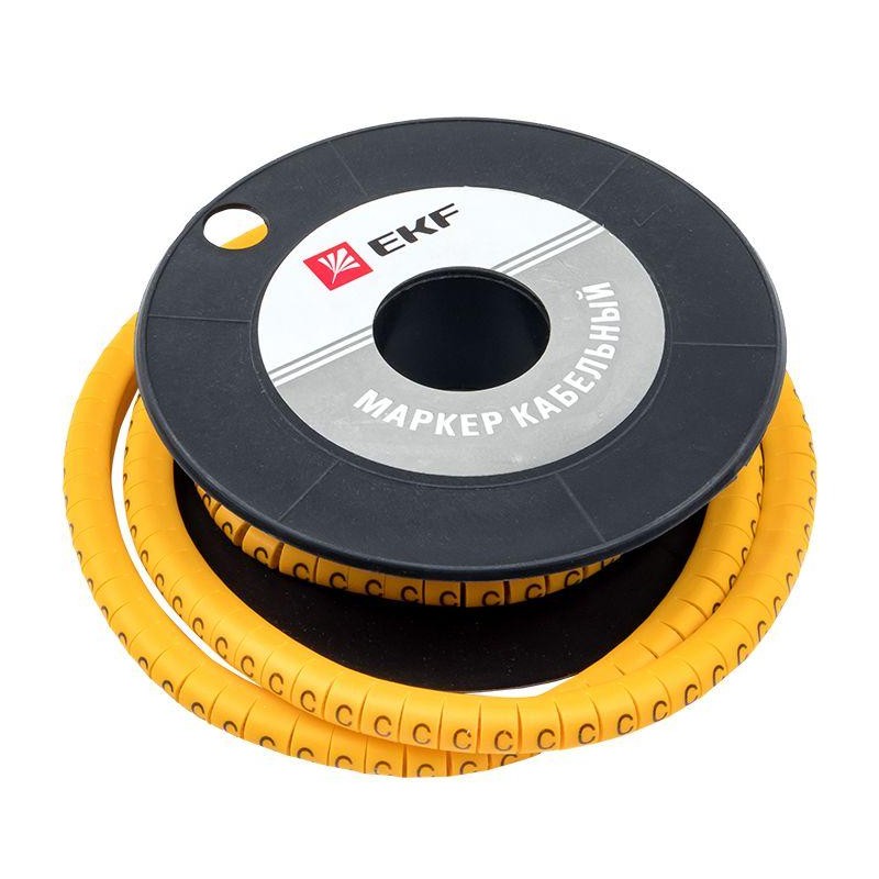 Маркер каб. 2.5кв.мм "C" (ЕС-1) (уп.1000шт) EKF plc-KM-2.5-C Маркер каб. 2.5кв.мм "C" (ЕС-1) (уп.1000шт) EKF plc-KM-2.5-C