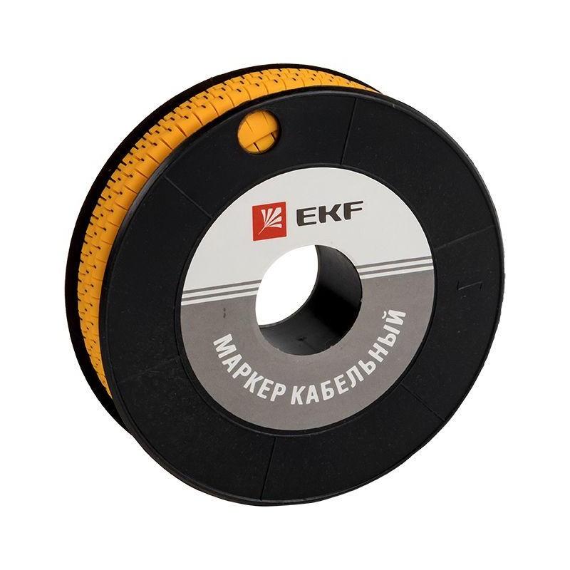 Маркер каб. 2.5кв.мм "L" (ЕС-1) (уп.1000шт) PROxima EKF plc-KM-2.5-L
