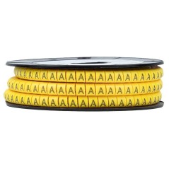 Маркер каб. 4.0кв.мм "A" (ЕС-2) (уп.500шт) EKF plc-KM-4-A