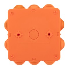 Коробка огнестойкая E45 100х100х50мм IP55 с клеммниками 4 полюса 0.5-4кв.мм HF EKF plc-kmfr-100-404