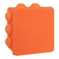 Коробка огнестойкая E45 100х100х50мм IP55 с клеммниками 7 полюсов 0.5-6кв.мм HF EKF plc-kmfr-100-706