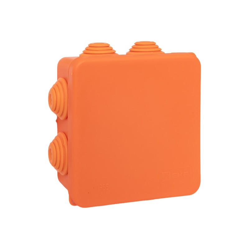 Коробка огнестойкая E45 85х85х40мм IP55 с клеммниками 5 полюсов 0.5-10кв.мм HF EKF plc-kmfr-85-510 Коробка огнестойкая E45 85х85х40мм IP55 с клеммниками 5 полюсов 0.5-10кв.мм HF EKF plc-kmfr-85-510